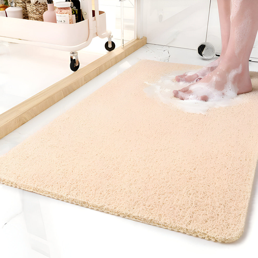 Tappetino doccia antiscivolo morbido per bagno, offre sicurezza e comfort. Ideale per la casa.