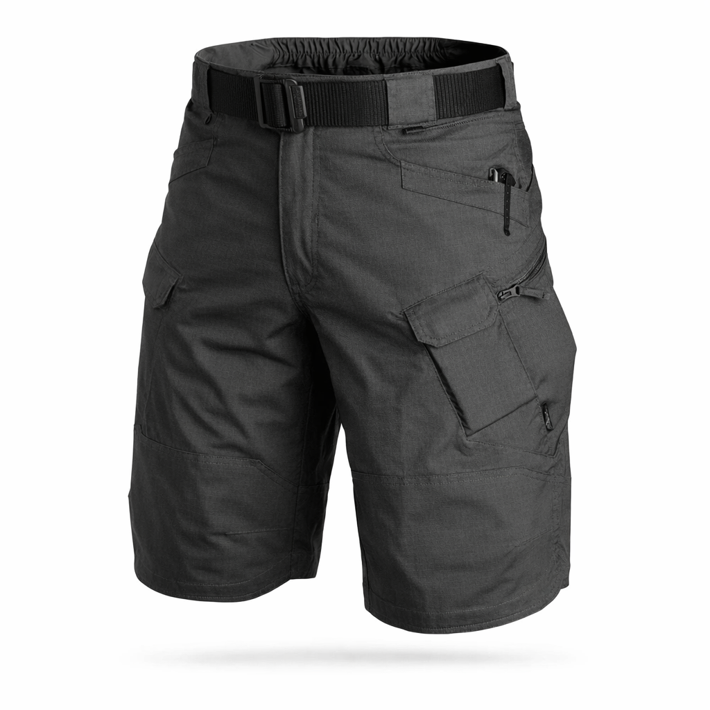 Pantaloncini cargo corti da uomo, stile casual, con tasche laterali, ideali per la moda estiva e comfort.