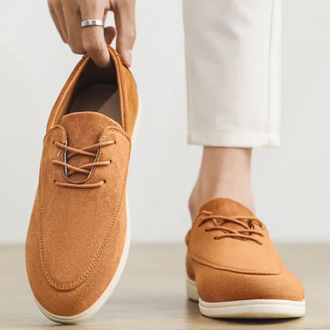 Mocassini casual uomo, comodi per tutto il giorno. Suola antiscivolo per trazione e comfort duraturo.