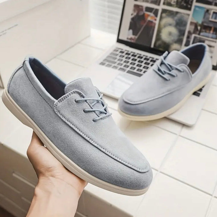 Calzature uomo eleganti, mocassini con comfort imbottito e suola antiscivolo per trazione.