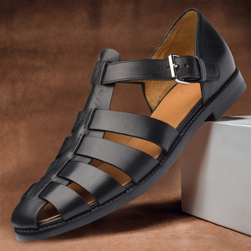 Sandali slip-on da uomo, design fresco e versatile, perfetti per un look estivo casual, pratici e confortevoli.