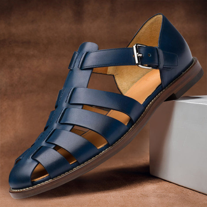 Sandali uomo estivi slip-on, design pratico e leggero per la moda casual, calzature comode per l'estate.
