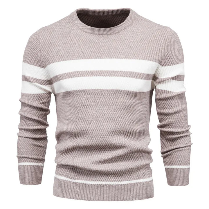 Maglione uomo girocollo, ideale per autunno, inverno e primavera. Pullover maniche lunghe, comfort e moda versatile.