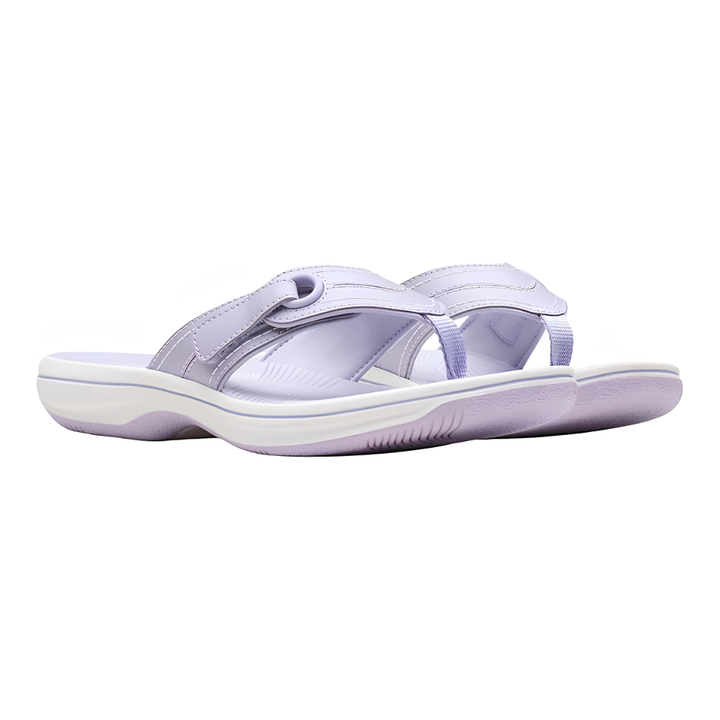 Sandali infradito da donna lilla, comodi ed eleganti per goderti l'estate con stile.