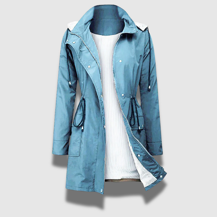 Giacca donna idrorepellente e antivento. Capispalla leggero, perfetto per look casual e protezione in primavera/autunno.