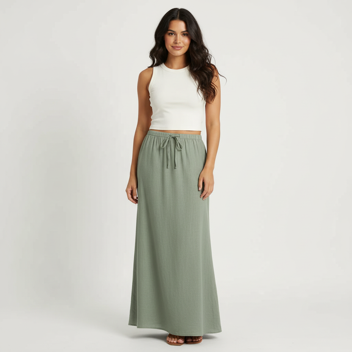 Gonna lunga maxi da donna, stile fluido ed elegante per un look chic e versatile.