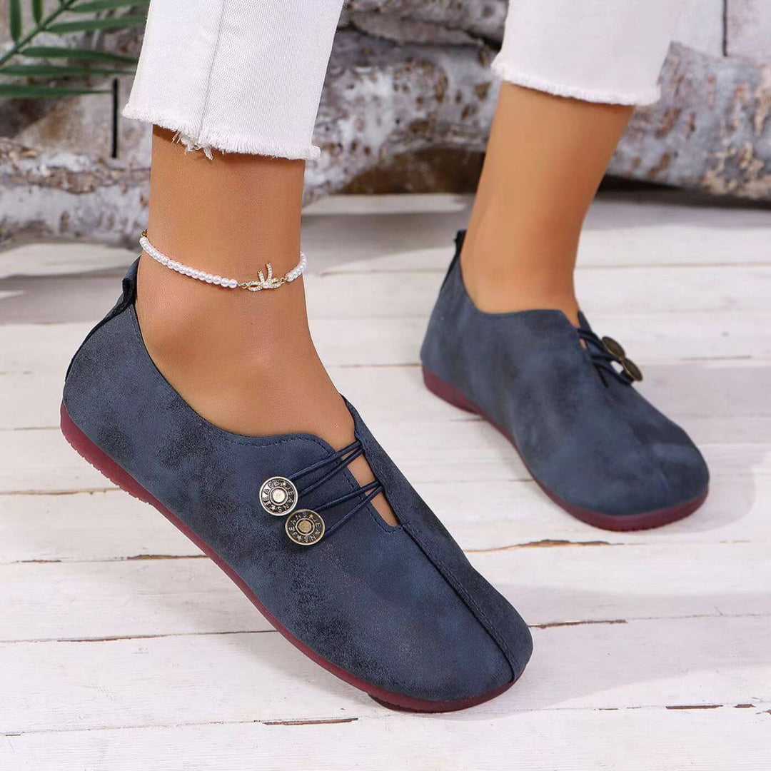 Scarpe ortopediche da donna per sollievo dal dolore, comfort quotidiano e supporto stabile durante la camminata.