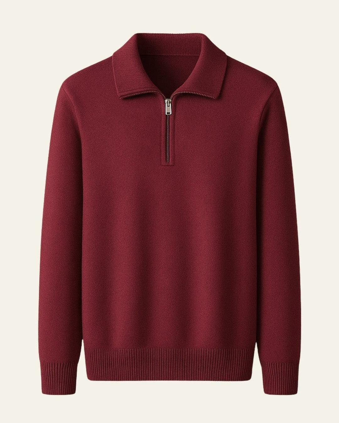 Maglione uomo con zip, elegante e confortevole per l'autunno inverno. Moda maschile casual.