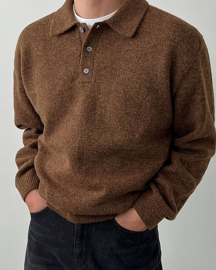Maglione uomo autunnale, taglio ampio per massimo comfort. Un capo elegante e casual allo stesso tempo.