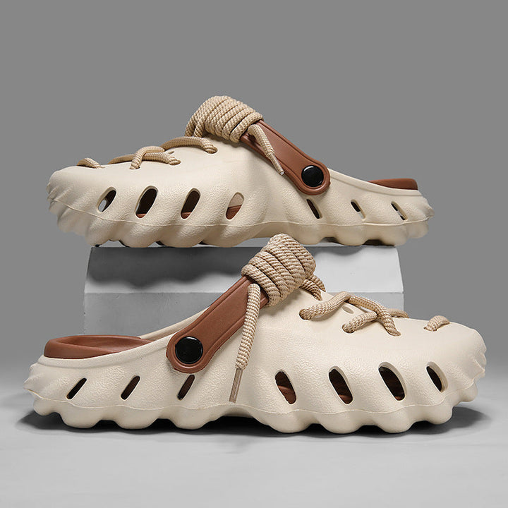 Scarpe estive da uomo, leggere e traspiranti, con chiusura regolabile per massimo comfort.