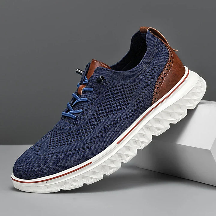 Sneakers uomo leggere e traspiranti per comfort quotidiano e attività fisica.