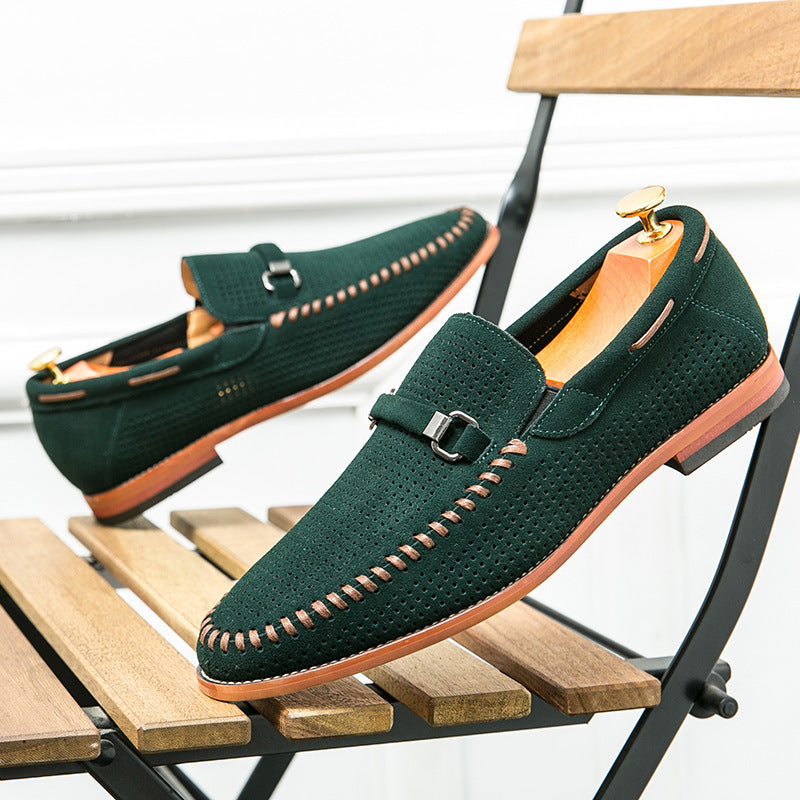 Mocassini da uomo traspiranti per massimo comfort, ideali come scarpe eleganti o casual. Moda maschile.