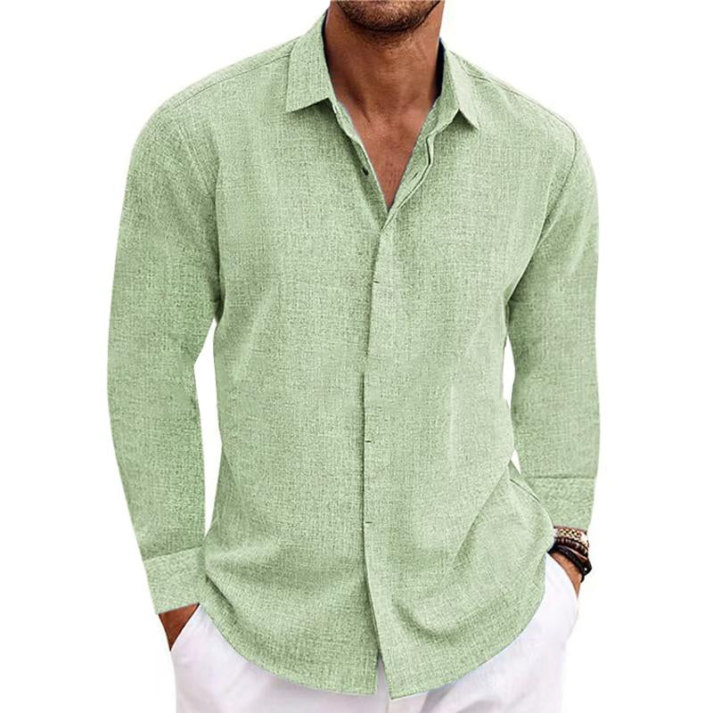 Camicia polo uomo a maniche lunghe, comfort e stile casual. Perfetta per abbigliamento maschile versatile.
