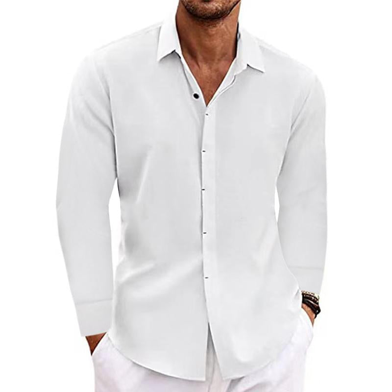 Polo uomo a maniche lunghe con colletto classico, design elegante e confortevole. Stile casual moderno.