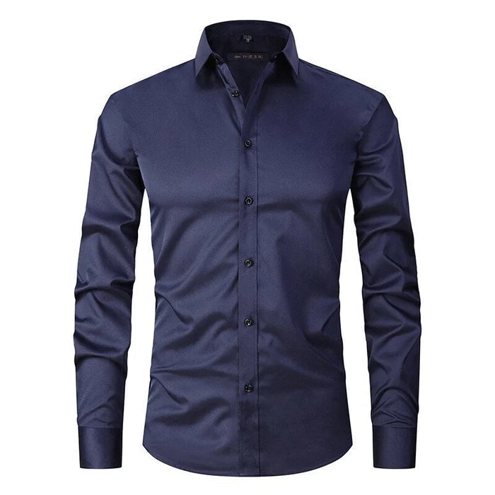 Polo uomo maniche lunghe versatile, ideale per outfit quotidiani, dal casual all'elegante, per ogni occasione.