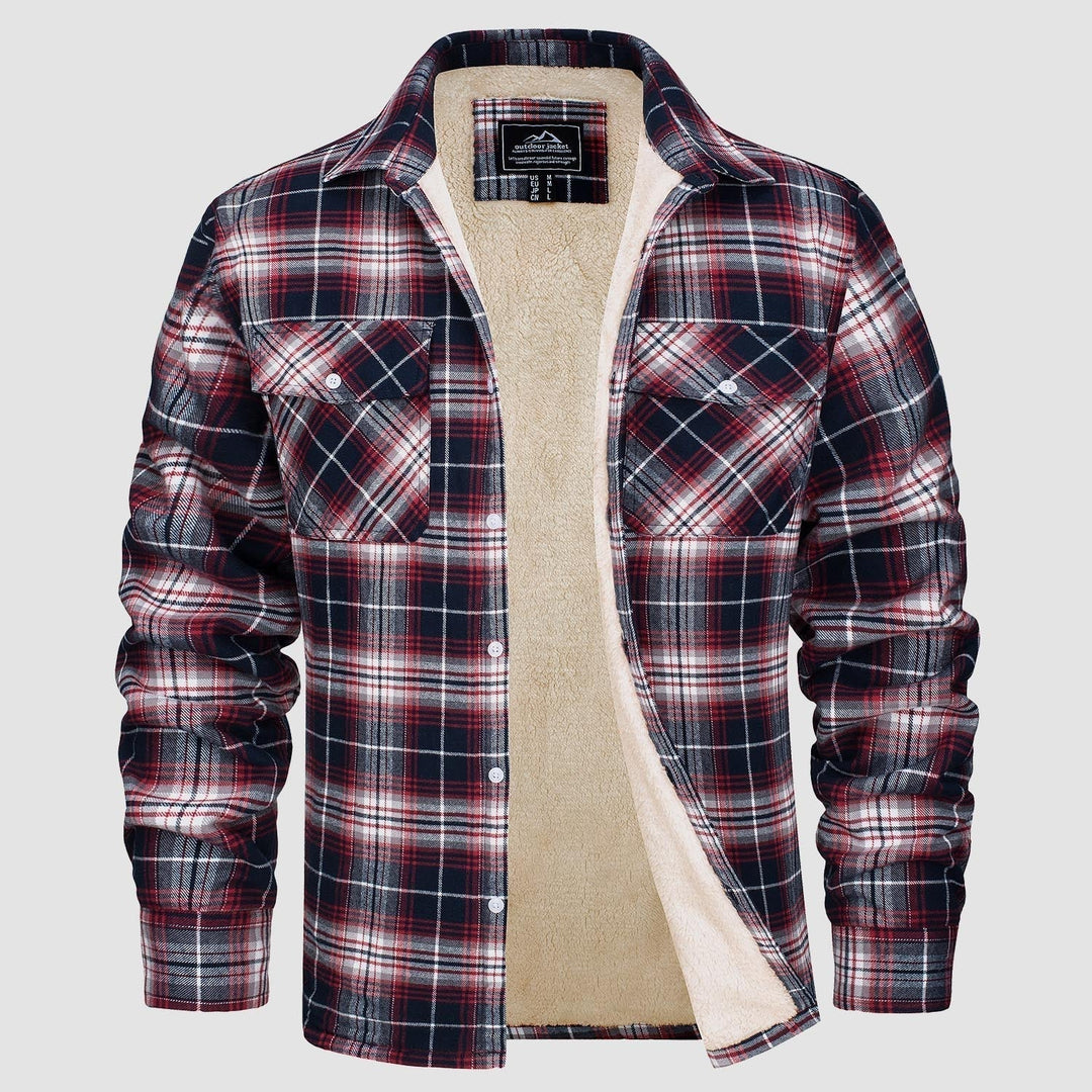 Uomo con mano in tasca giacca camicia, casual autunnale, praticità e stile quotidiano moda uomo.