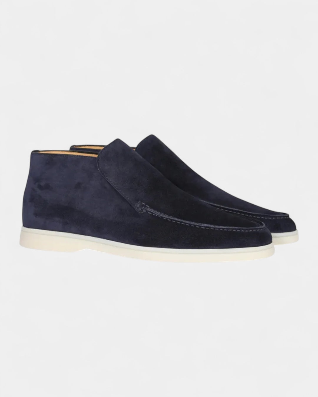 Mocassini uomo elevati neri in pelle, slip-on eleganti per comfort e stile versatile maschile.