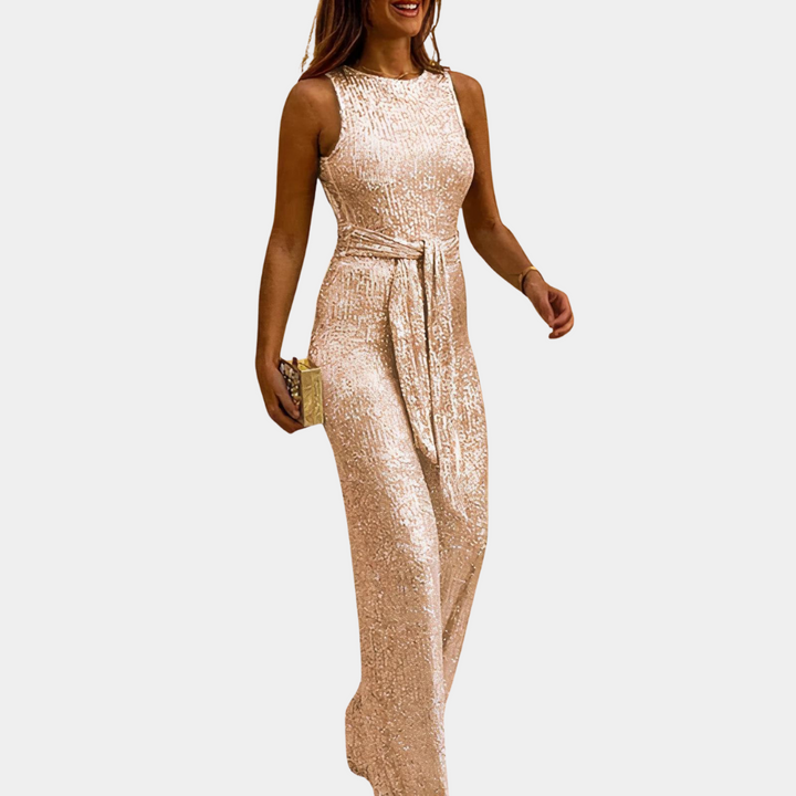 Tuta donna paillettes, look scintillante per serate glamour e cocktail party.