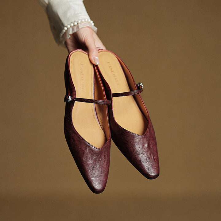 Mules donna primavera estate, scarpe versatili eleganti a punta, perfette per ogni occasione chic.