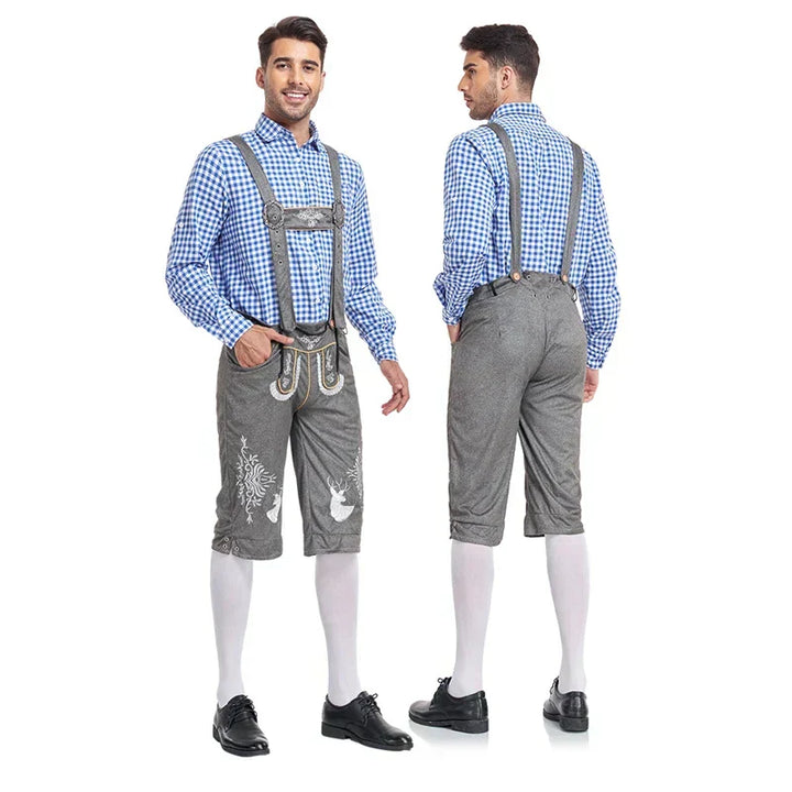 Abbigliamento tradizionale da uomo per celebrare l'Oktoberfest, un look autentico e festivo per eventi.