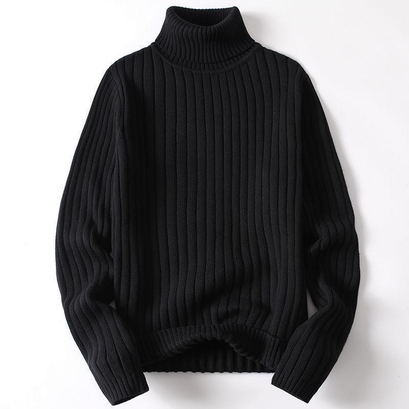 Maglione donna arancio intenso a collo alto, modellante e confortevole. Un capo chic per l'inverno.