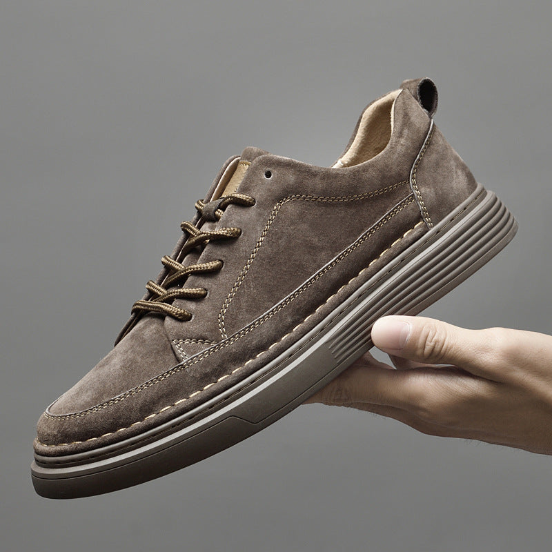 Scarpe uomo di moda, comfort quotidiano garantito da ammortizzazione e vestibilità ampia. Beige, bianco, arancio.