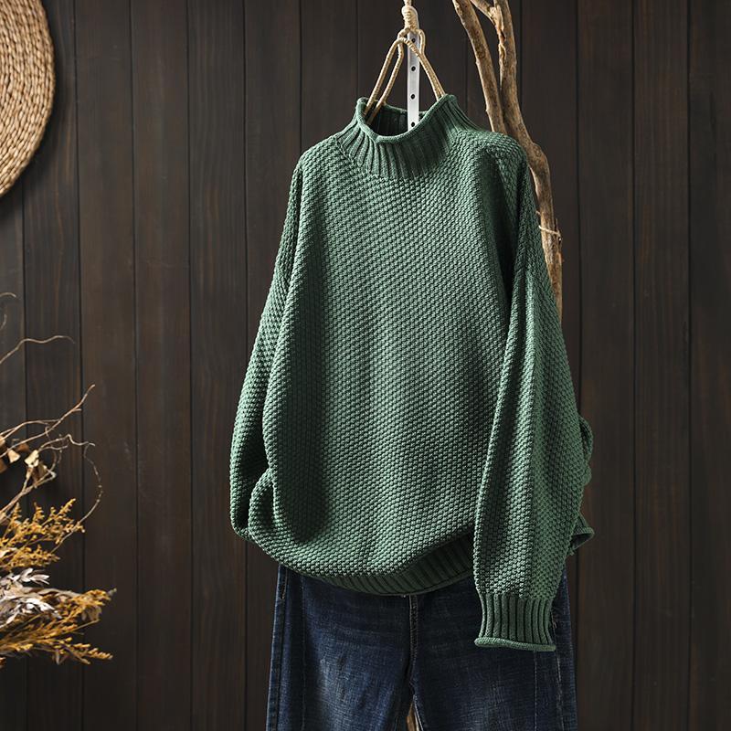 Maglione donna caldo con motivo waffle, invernale, morbido e perfetto per ogni occasione.