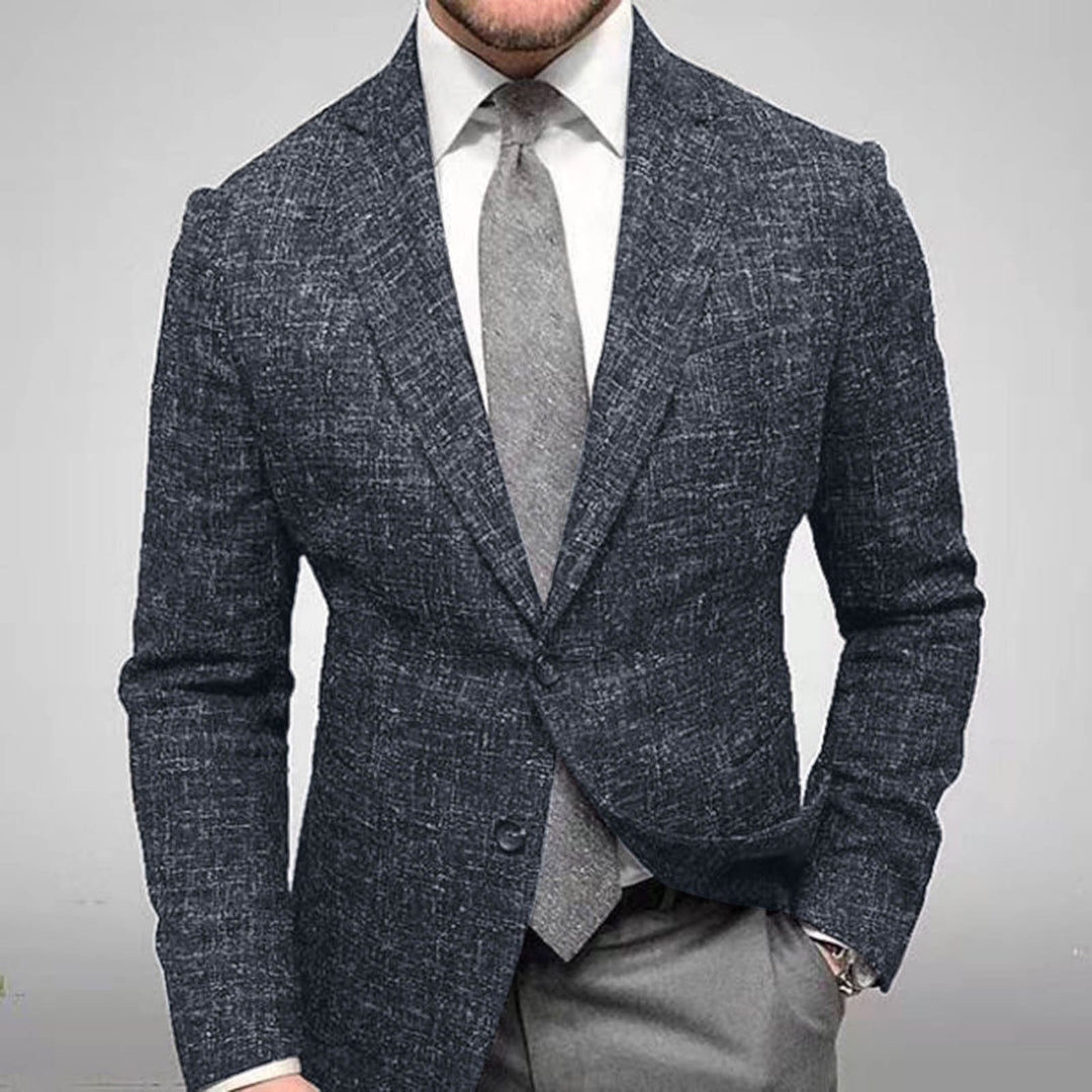 Blazer uomo formale ed elegante, a quadri, perfetto per riunioni d'ufficio o eventi.