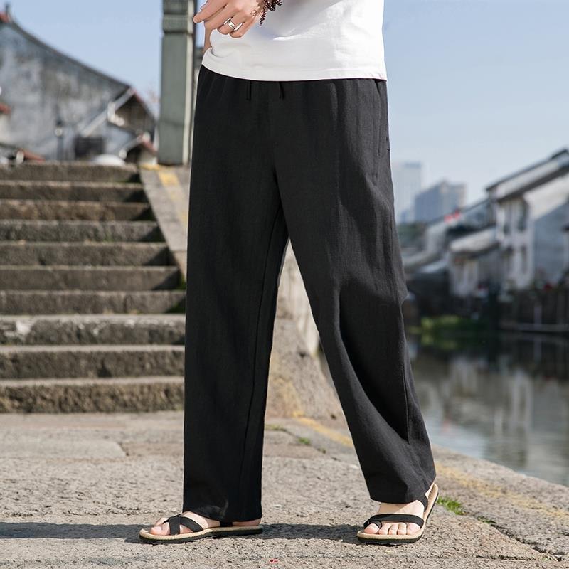 Pantaloni estivi larghi da uomo, per massimo comfort e stile casual in primavera/estate.