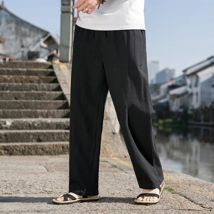 Pantaloni estivi larghi da uomo, per massimo comfort e stile casual in primavera/estate.