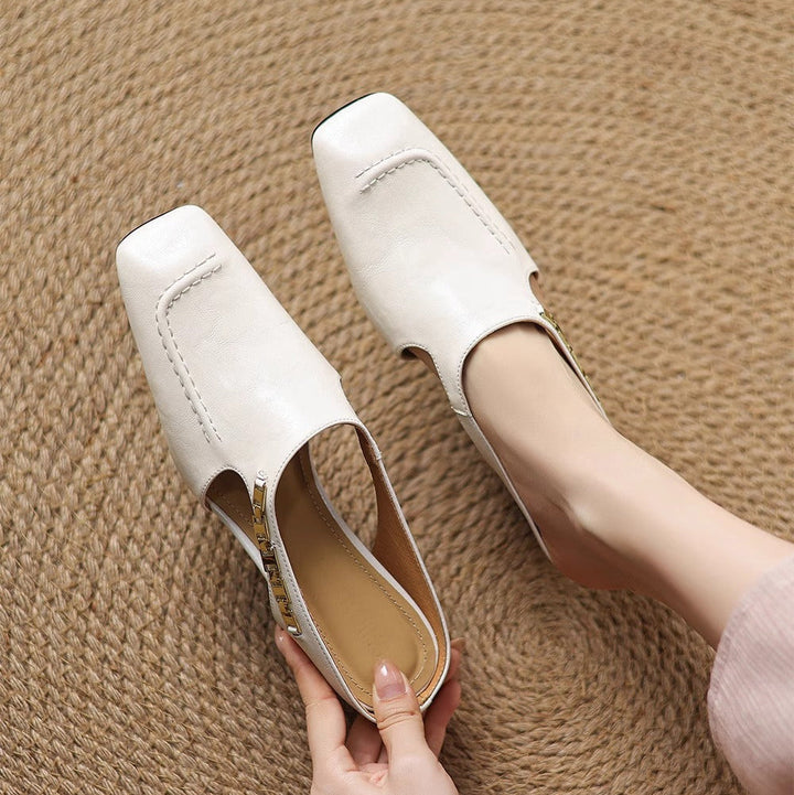 Mules donna con plantare imbottito, comfort superiore per calzature casual.