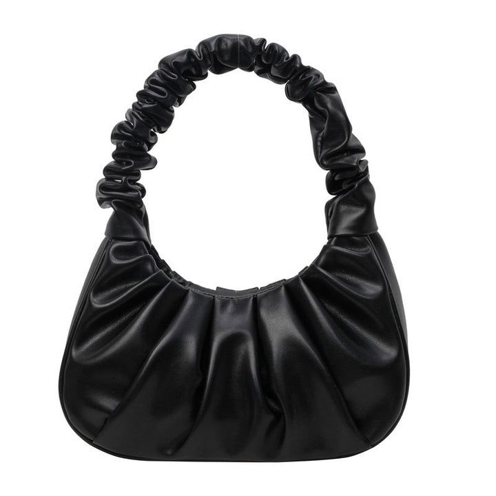 Borsa a spalla donna pieghettata, accessorio moda versatile ed elegante. Perfetta per ogni outfit.