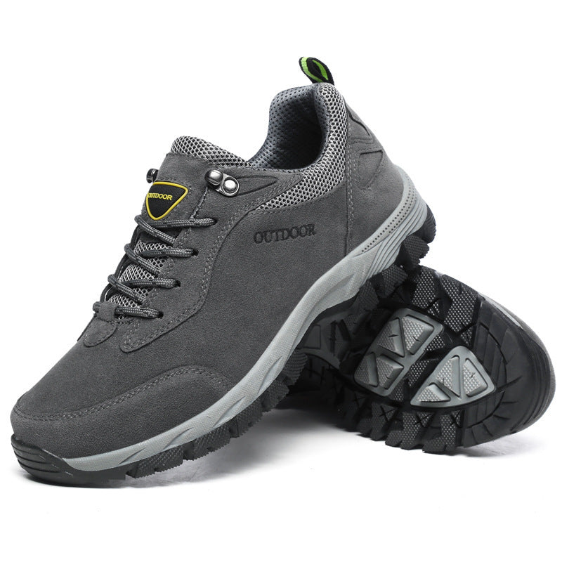 Calzature outdoor uomo antiscivolo, perfette per trekking e camminate, massima stabilità e comfort.