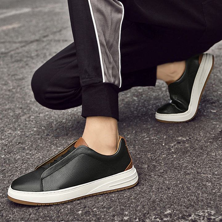 Moda uomo: scarpe slip-on basse eleganti e comode. Perfette sneakers casual per primavera, autunno e il tuo tempo libero.