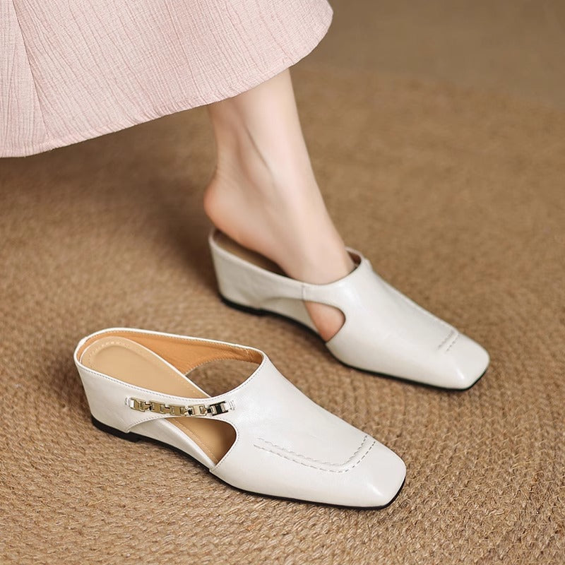 Scarpe mules donna casual primavera/estate, stile moderno e comodo con plantare imbottito.