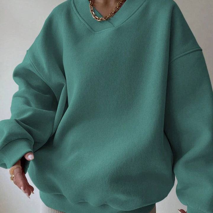 Maglia donna a maniche lunghe e scollo tondo. Il comfort incontra lo stile, casual o chic.