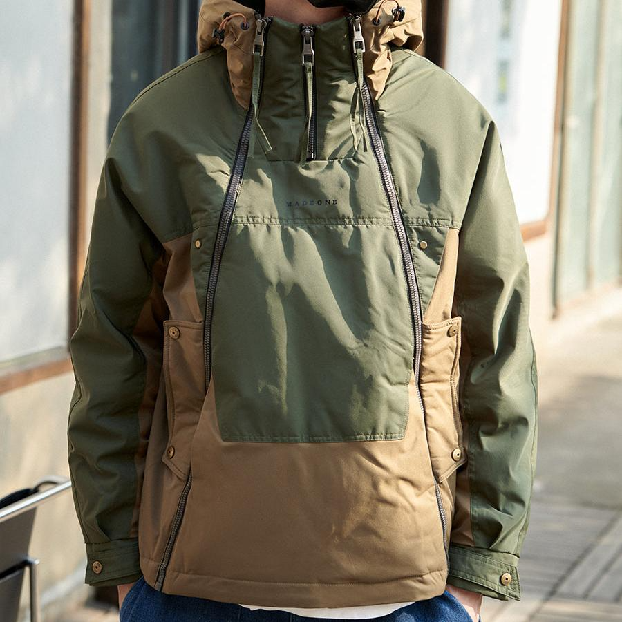 Giacca uomo invernale con doppia zip, calda e comoda, ideale per il comfort quotidiano e lo stile urbano.