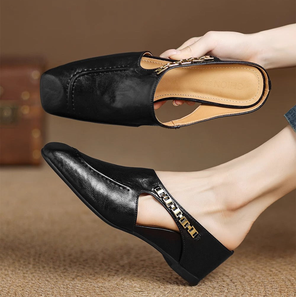 Mules donna leggere e casual, con plantare per un comfort duraturo tutto il giorno.