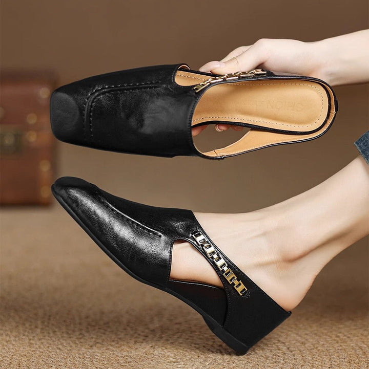 Mules donna leggere e casual, con plantare per un comfort duraturo tutto il giorno.