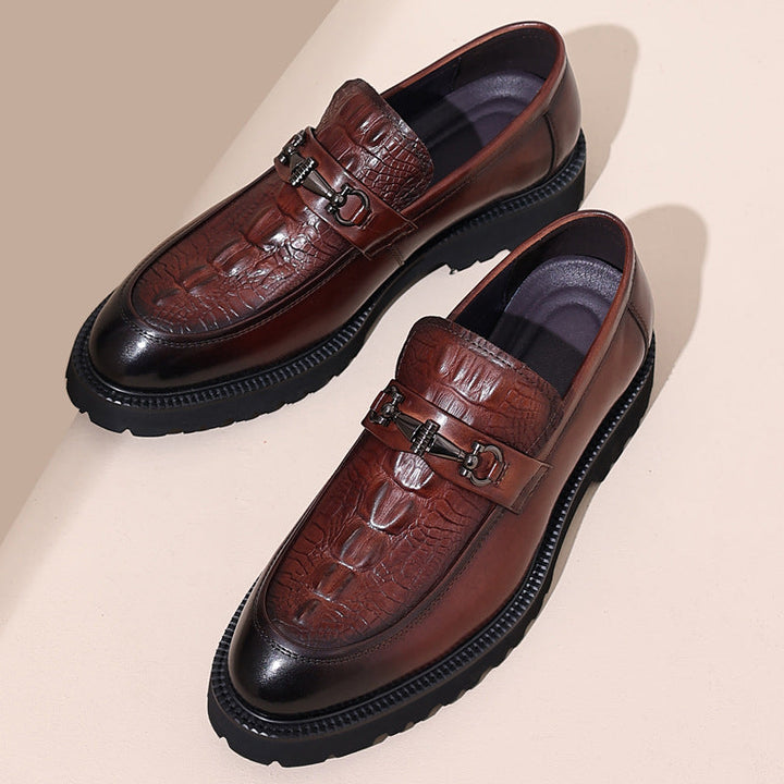 Scarpe da uomo formali nere, stringate, eleganti per cerimonia, ufficio o business, versatili quattro stagioni.