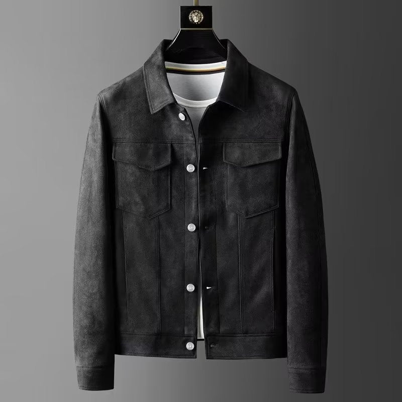 Giacca uomo casual per un look everyday. Abbigliamento maschile comodo e versatile, moda autunno.