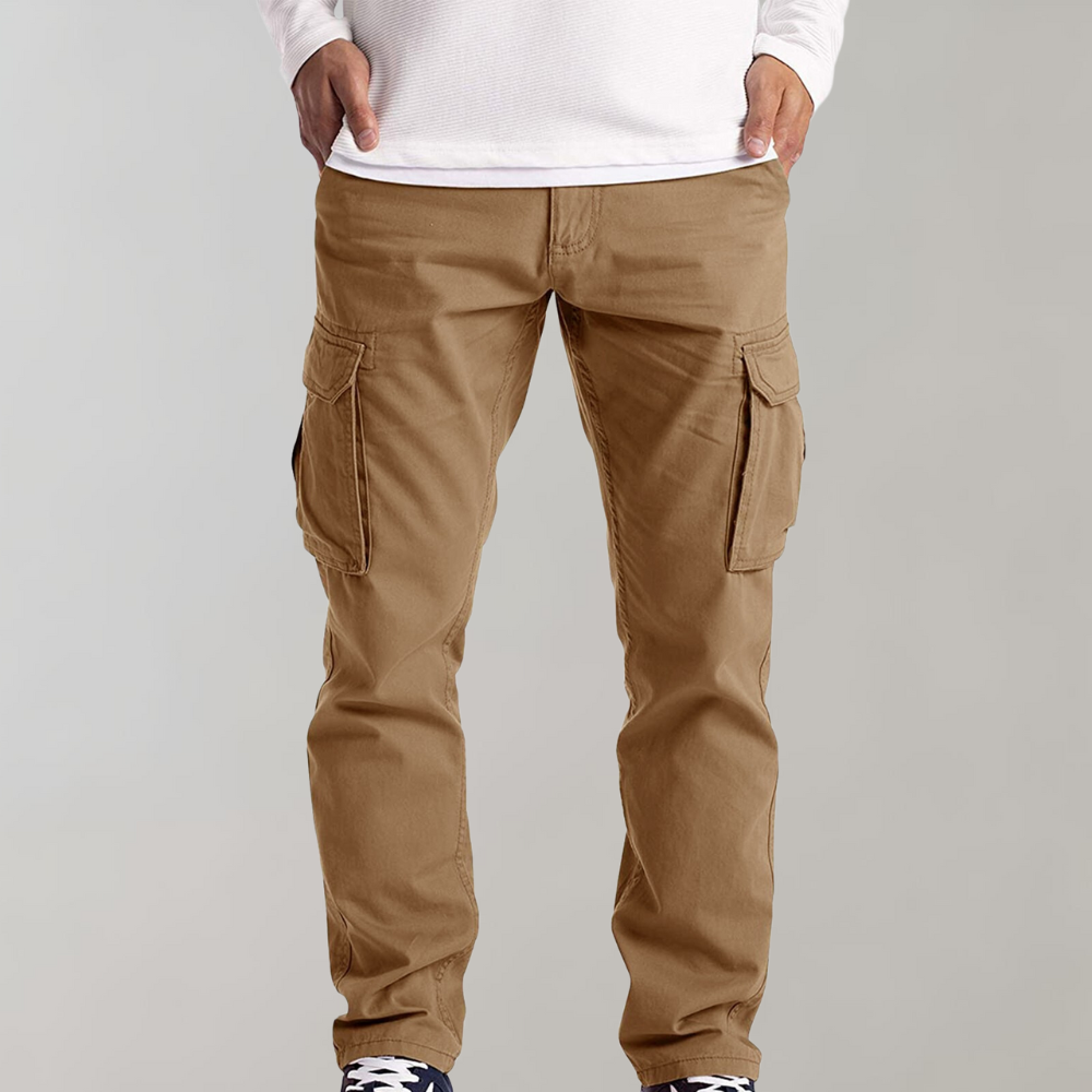 Pantaloni cargo uomo moda, versatili per ogni avventura. Perfetti per uno stile casual e outdoor resistente.