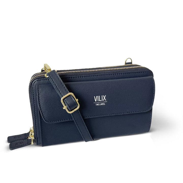 Borsa portacellulare donna compatta ed elegante, con tracolla, indispensabile per ogni occasione.