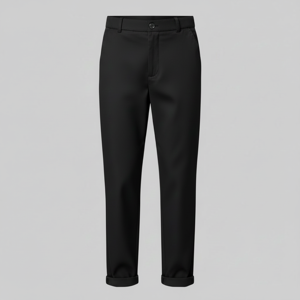 Pantaloni eleganti da donna per ufficio, modello vita alta e gamba slim, in tessuto di qualità, per un look professionale.