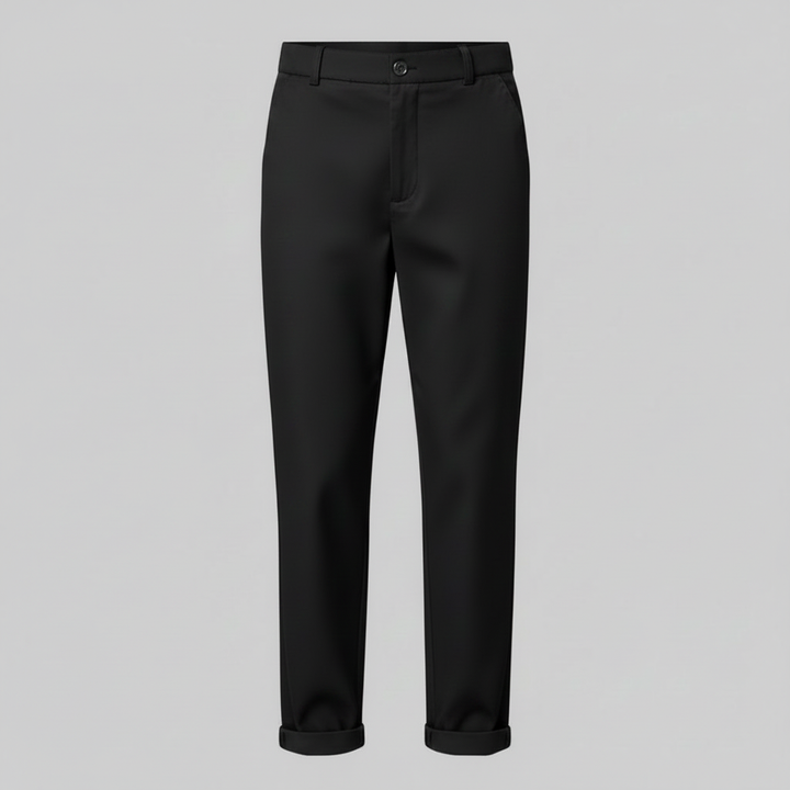 Pantaloni eleganti da donna per ufficio, modello vita alta e gamba slim, in tessuto di qualità, per un look professionale.