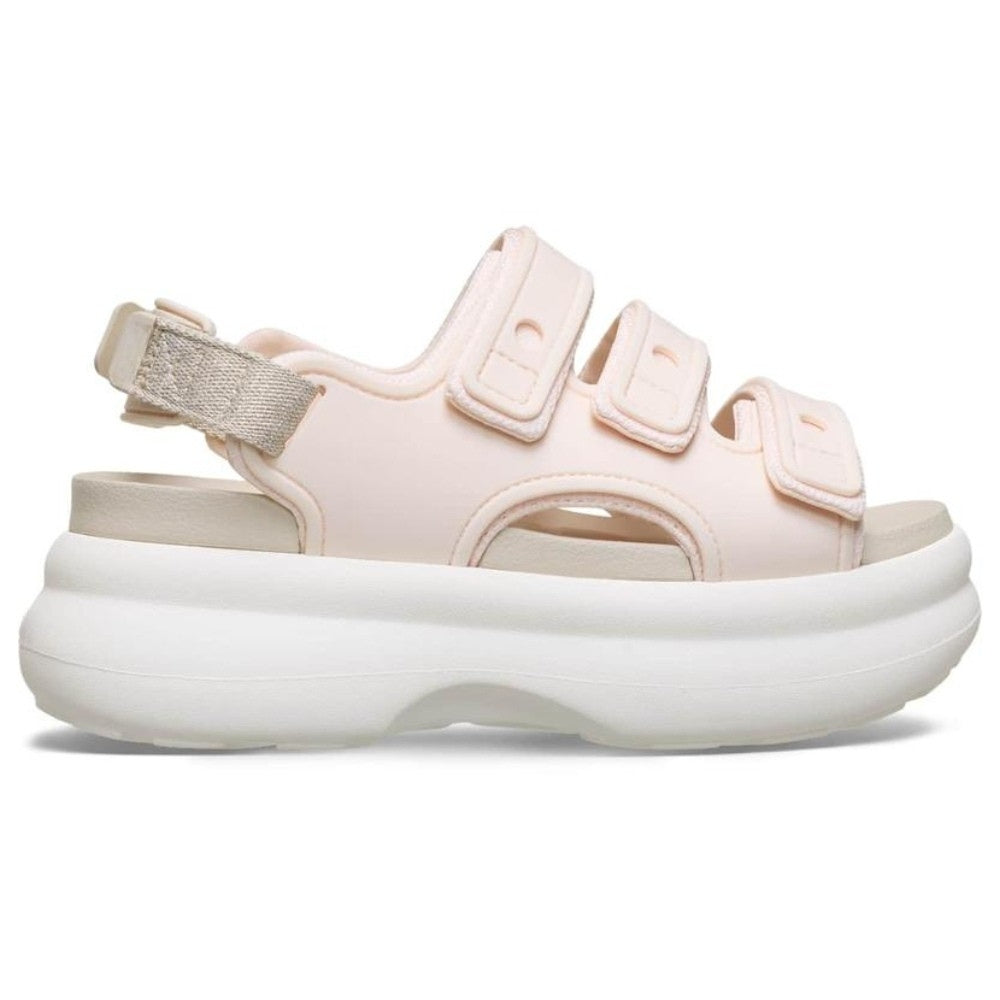 Sandali platform chunky da donna neri, comodi e alla moda, ideali per l'estate.