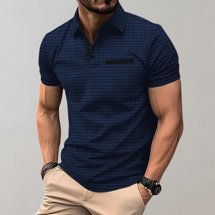 Polo Classica uomo per abbigliamento maschile casual. Maglietta traspirante per primavera ed estate.