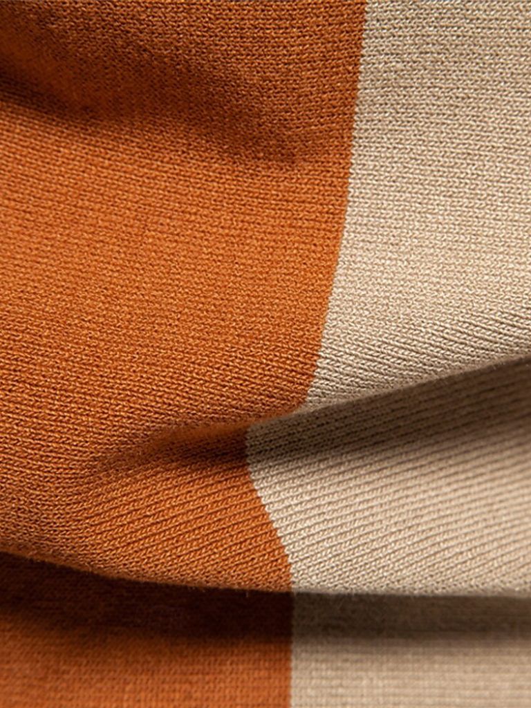 Polo a manica corta da uomo, a righe e con zip. Versatile per uno stile moderno ed estivo.