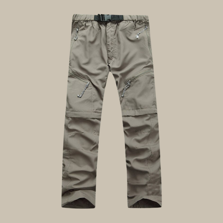 Pantaloni uomo cargo convertibili primavera/estate, ideali per trekking, outdoor e sport.