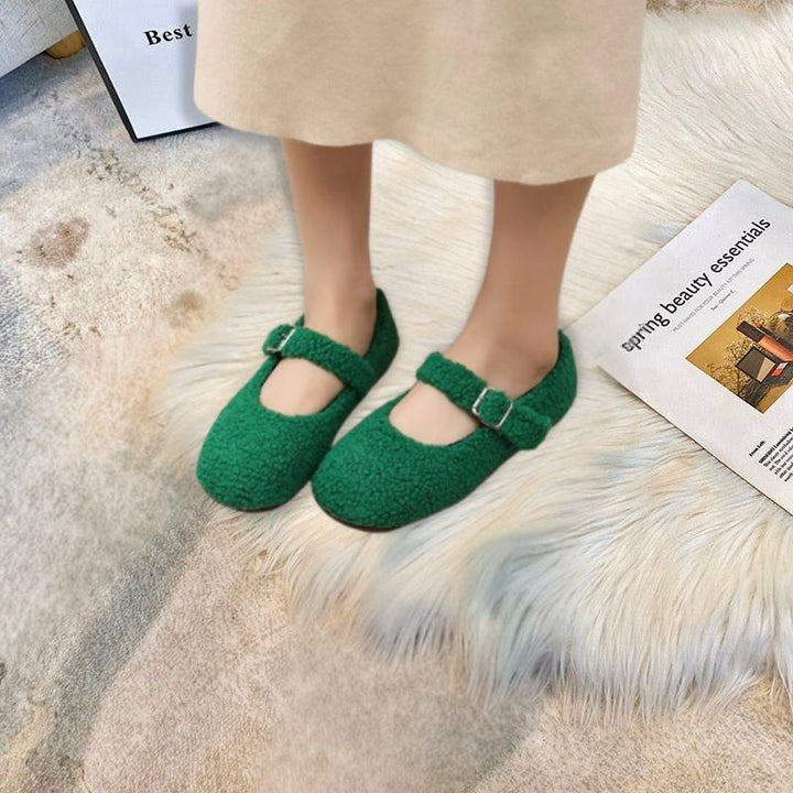Ballerine Mary Jane donna nere, eleganti e confortevoli, perfette calzature versatili per il quotidiano.